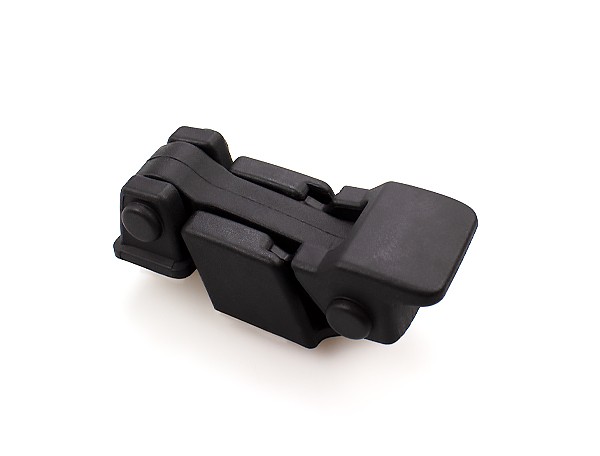 Elastic damping toggle latch